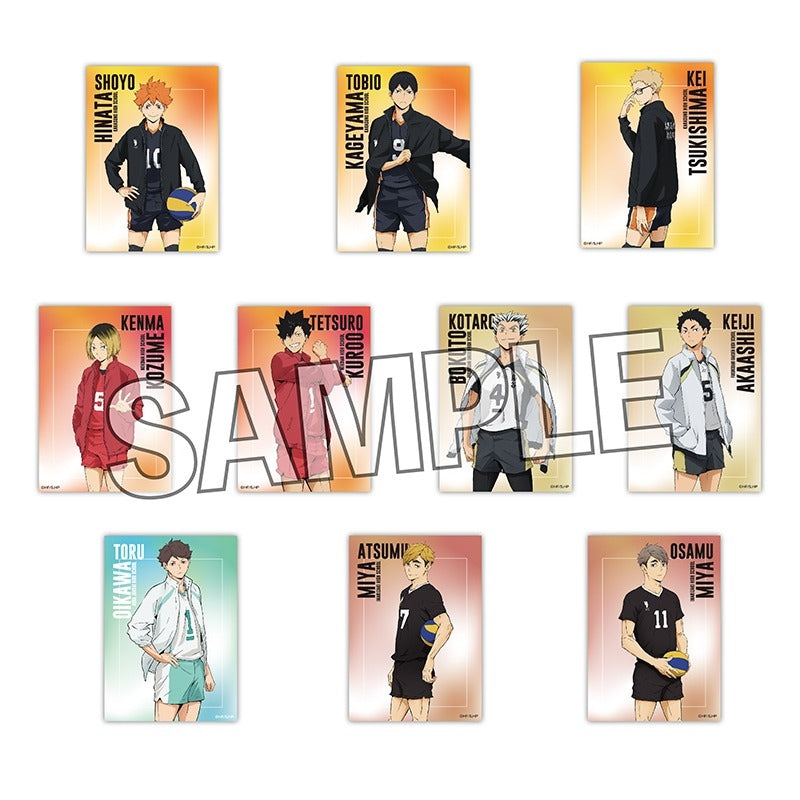 [Haikyu!!] Holo Sticker Uniform (Blind Box -Single)