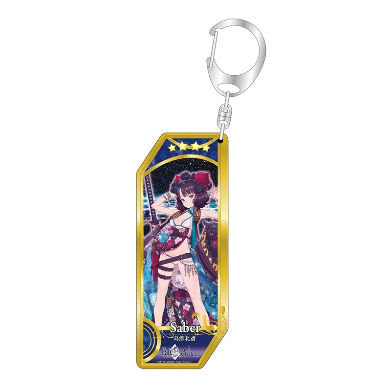 (Goods - Keychain) Fate/Grand Order Servant Keychain 310 Saber/Katsushika Hokusai