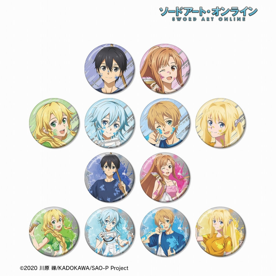 [Sword Art Online] Exclusive Art Paint Style ver. Trading Metallic Button Badge (Blind Box -Single)