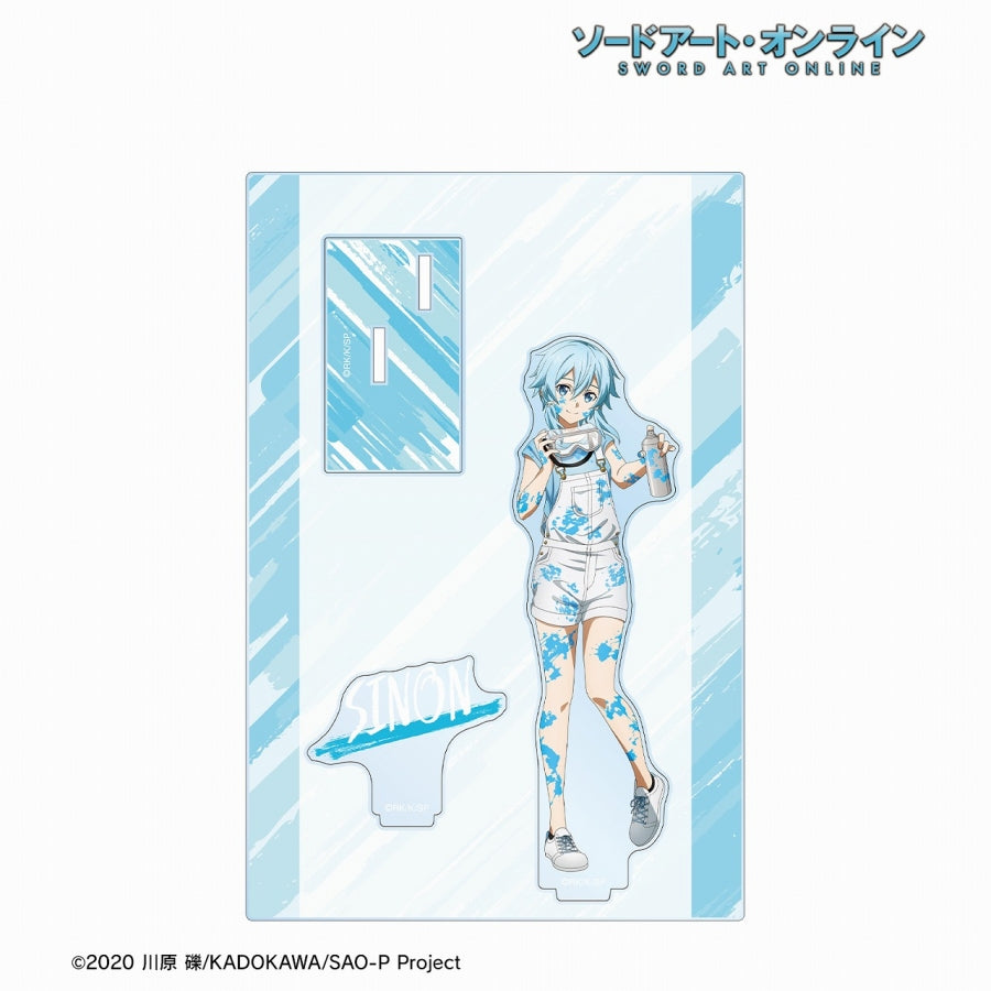 (Goods - Acrylic Stand) [Sword Art Online] Sinon Paint Style ver. BIG Acrylic Stand feat. Exclusive Art w/ Parts