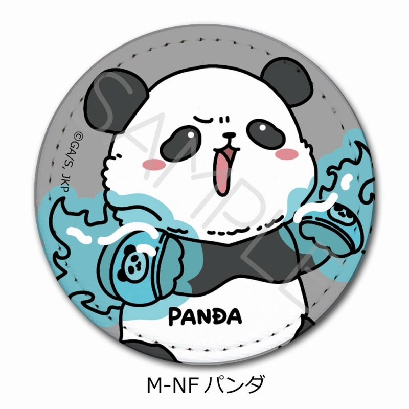 [Jujutsu Kaisen] Leather Badge (Round) Mocho-NF (Panda)