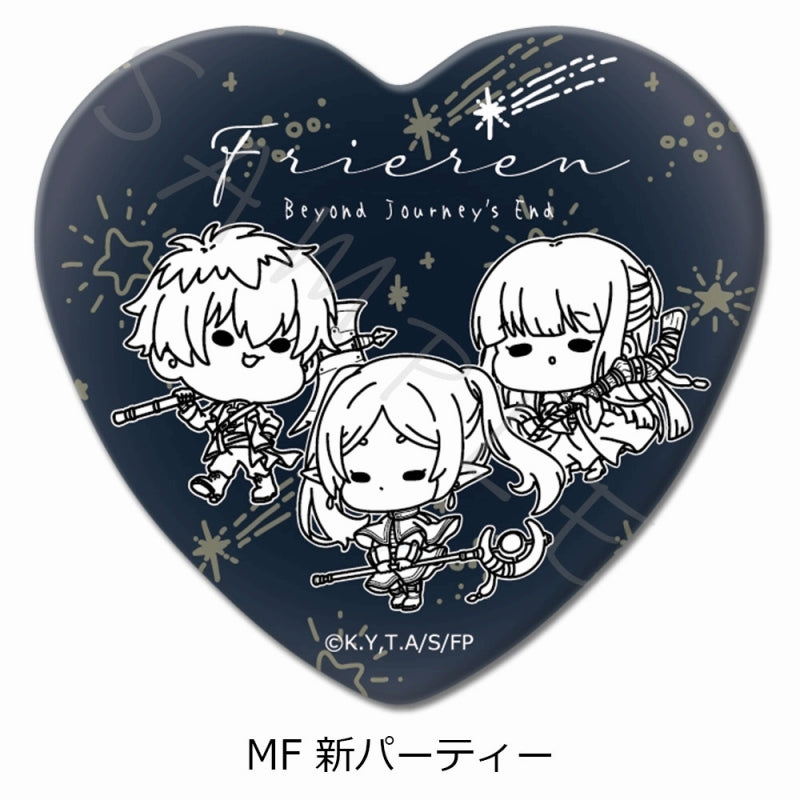 [Frieren: Beyond Journey's End] Heart-shaped Button Badge MF (New Party)