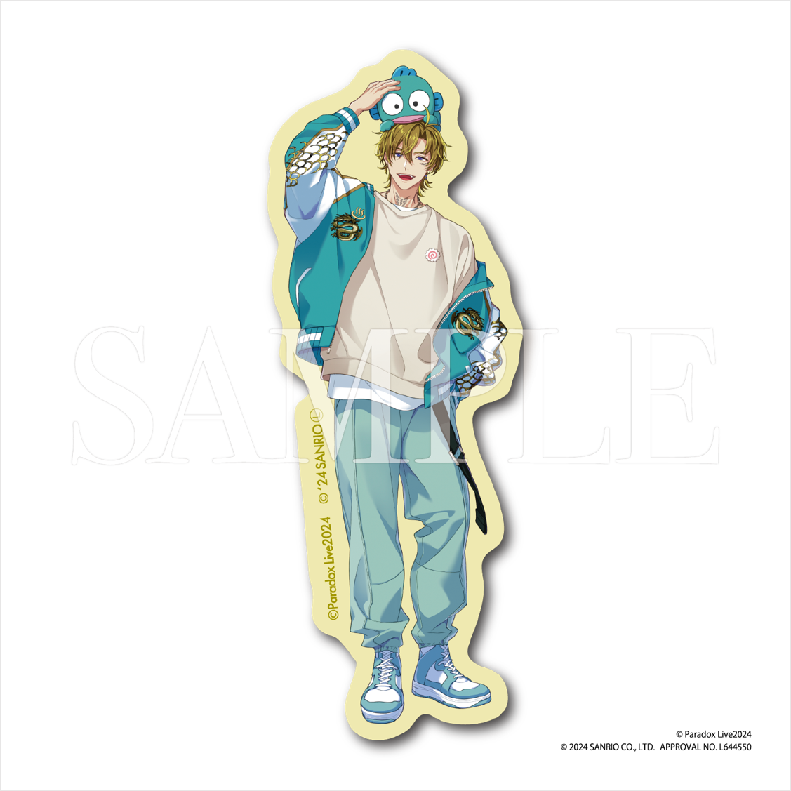 [Paradox Live] Paradox Live x Sanrio Characters Acrylic Die-cut Sticker Ver. 1 / Chisei Kuzuryu