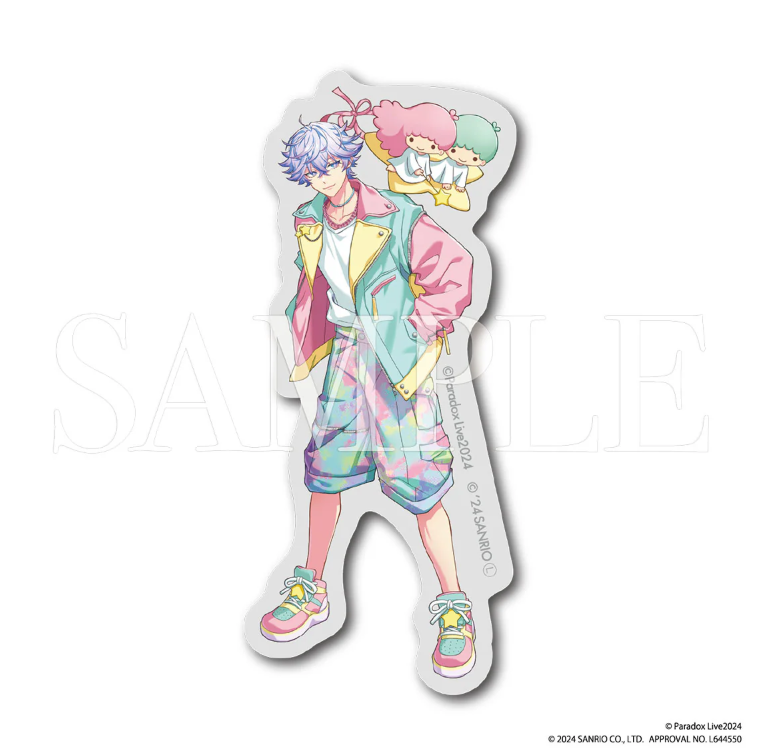 [Paradox Live] Paradox Live x Sanrio Characters Acrylic Die-cut Sticker Ver. 2 / Nayuta Yatonokami