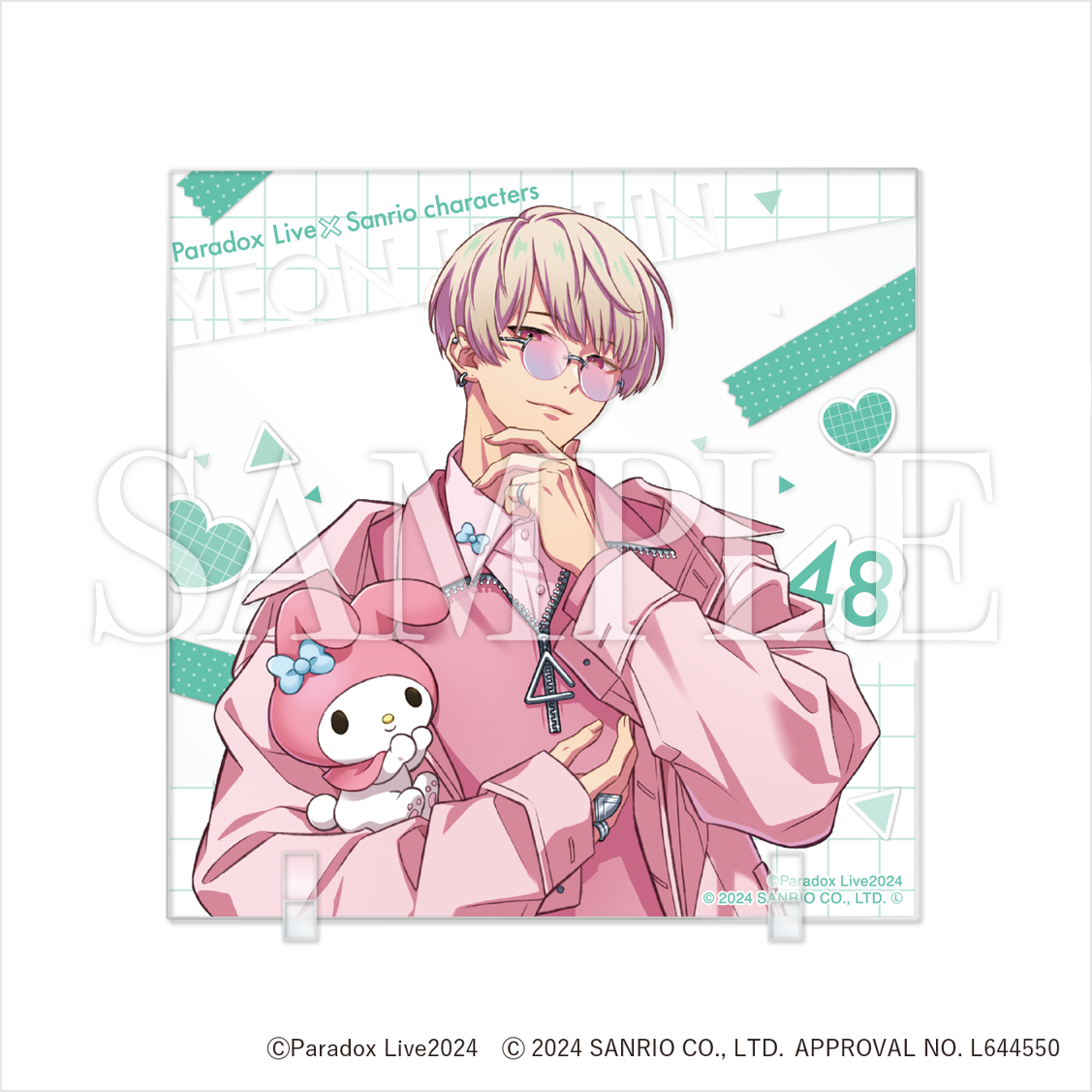 [Paradox Live] Paradox Live x Sanrio Characters Square Acrylic Block Ver. 1 / Yeon Hajun