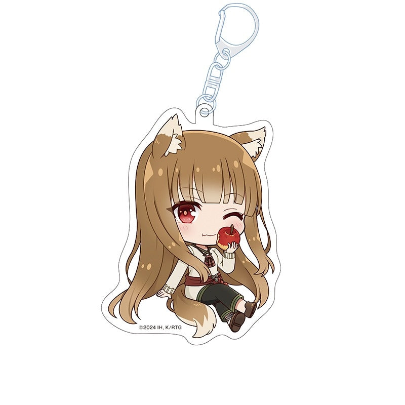 [Spice and Wolf] Petanko Acrylic Keychain Holo 2