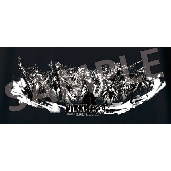 (Goods - Apparel) GODDESS OF VICTORY: NIKKE 3rd Anniversary Group Ink Painting T-Shirt Black L