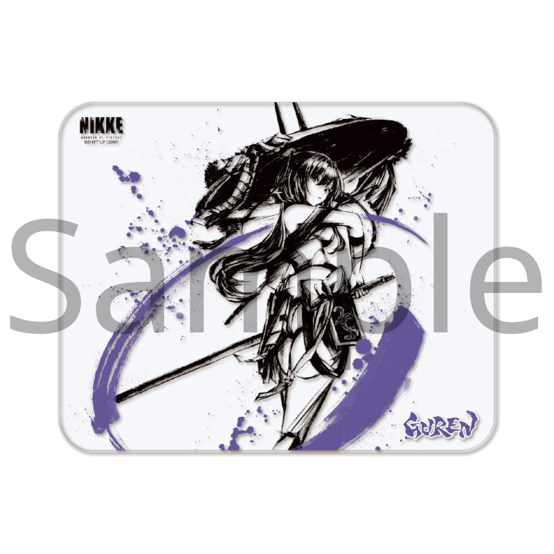 (Goods - Mousepad) GODDESS OF VICTORY: NIKKE Ink Painting Glass Mouse Pad