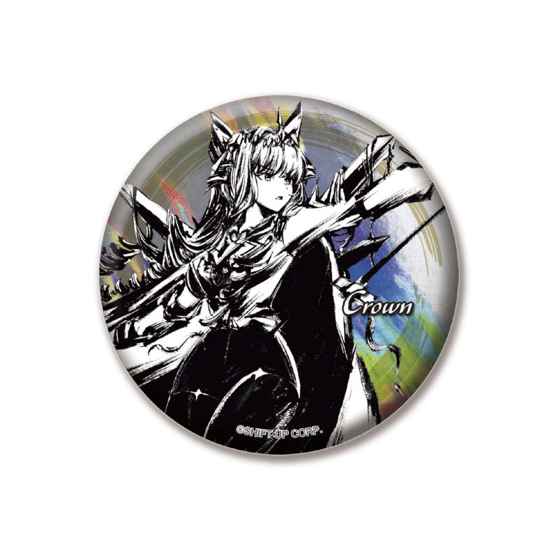 (Goods - Badge) GODDESS OF VICTORY: NIKKE Ink Painting Trading Holographic Button Badge (Blind Box -Single/Box)