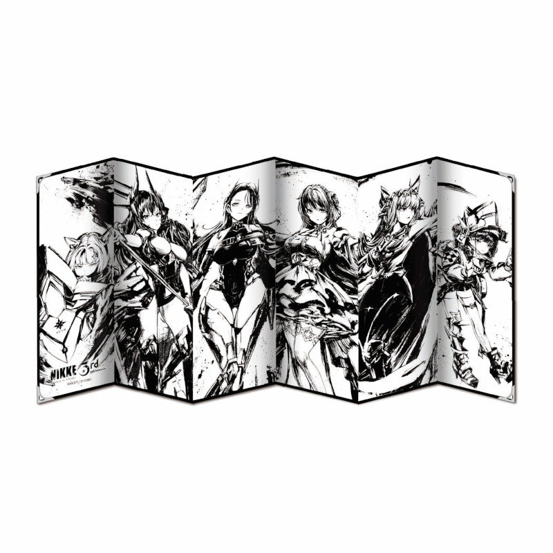 (Goods - Stationaries) GODDESS OF VICTORY: NIKKE Ink Printing Final Battle Six-Panel Folding Screen