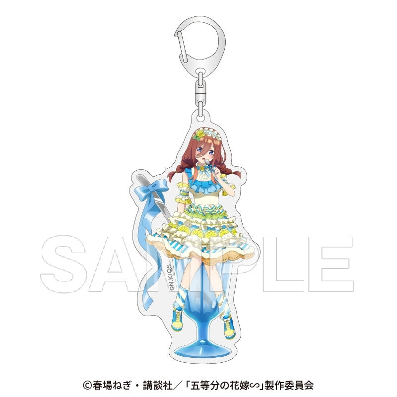 [The Quintessential Quintuplets] Acrylic Keychain (Miku Nakano) Parfait Dress ver.
