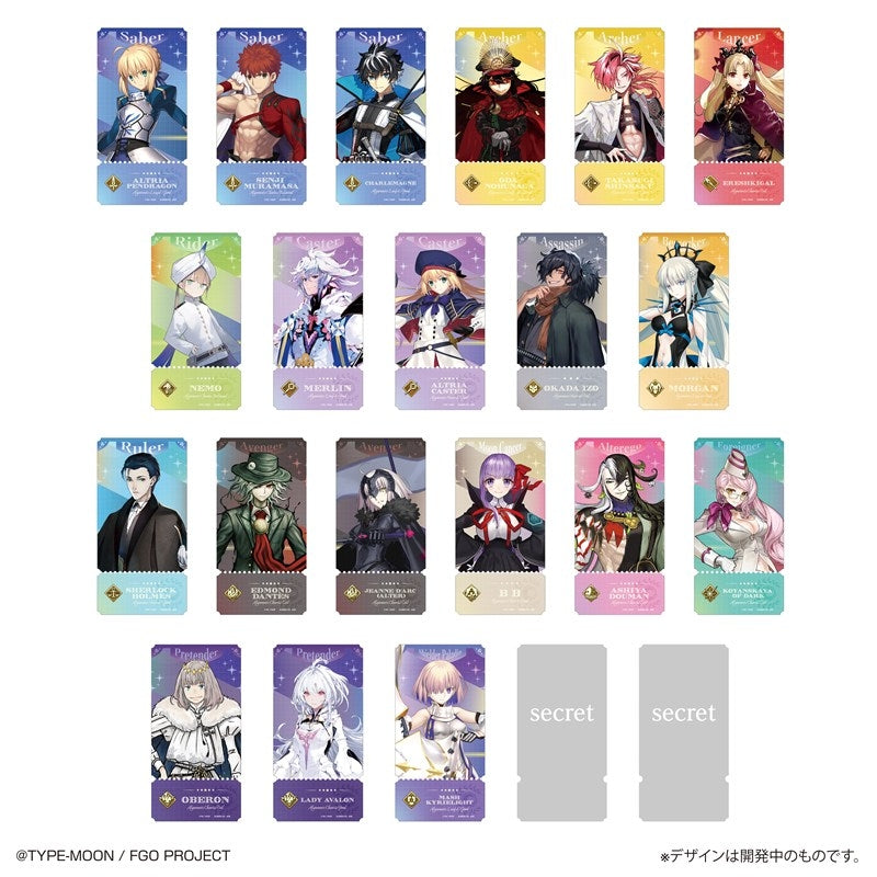 (Goods - Poster) Fate/Grand Order Ticket-Style Collection (Blind Box -Single)