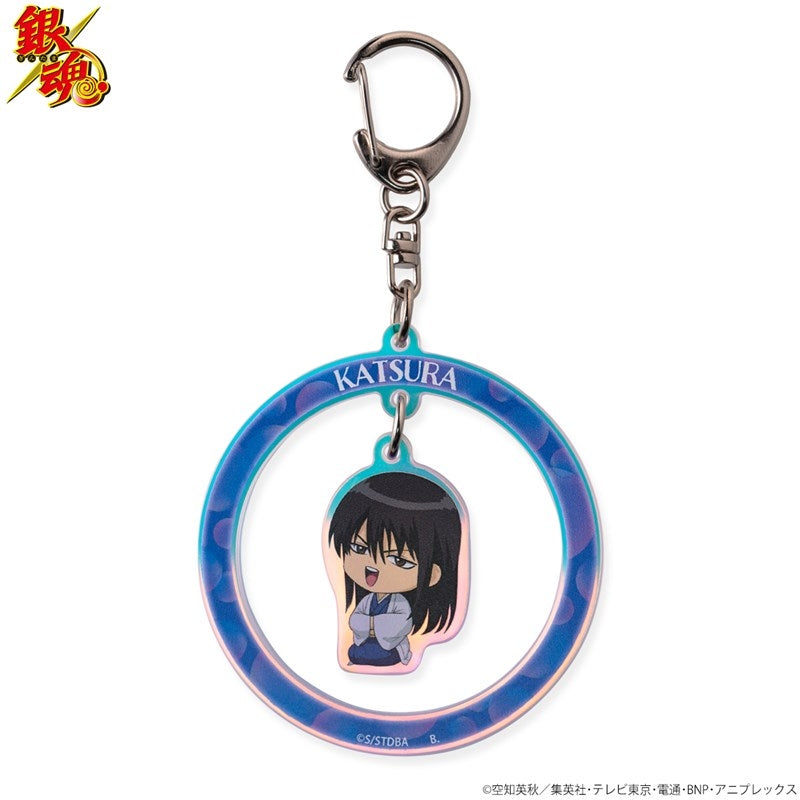 (Goods - Charm) Gintama Tojikome Shabon Bubble Yurayura Iridescent Acrylic Charm Kotaro Katsura