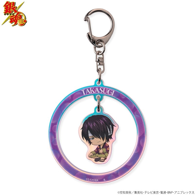 (Goods - Charm) Gintama Tojikome Shabon Bubble Yurayura Iridescent Acrylic Charm Shinsuke Takasugi