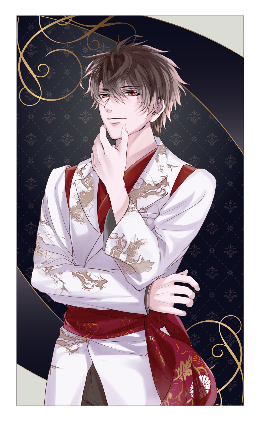[Ikemen Series] Virtue and Vice Cushion Cover Sengoku (Nobunaga)