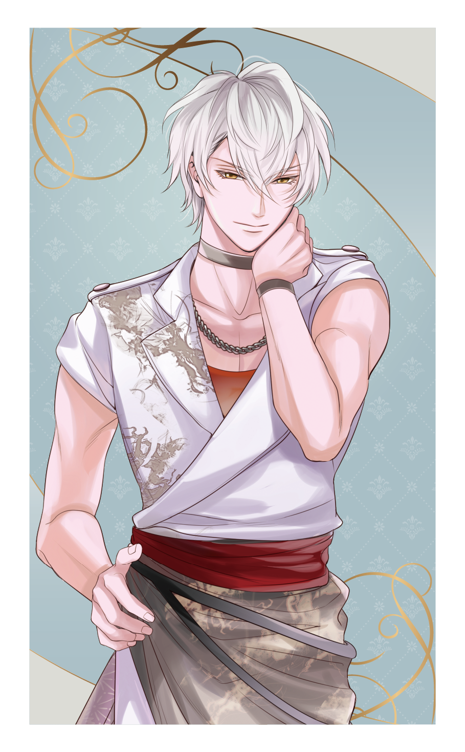 [Ikemen Series] Virtue and Vice Cushion Cover Sengoku (Mitsuhide)