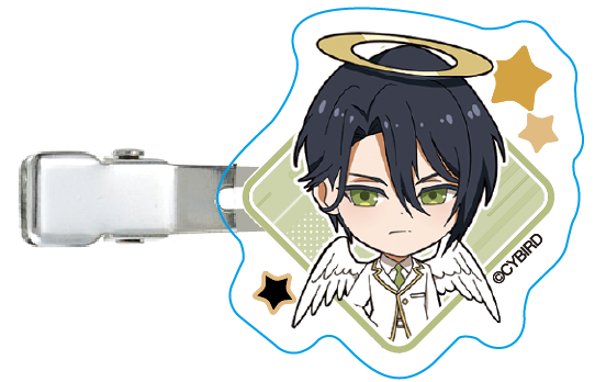 [Ikemen Series] Virtue and Vice Chibi Acrylic Hair Clip (Nobunaga & Kicho)