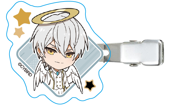 [Ikemen Series] Virtue and Vice Chibi Acrylic Hair Clip (Mitsuhide & Kanetsugu)