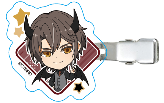 [Ikemen Series] Virtue and Vice Chibi Acrylic Hair Clip (Napoloen & Leonardo)