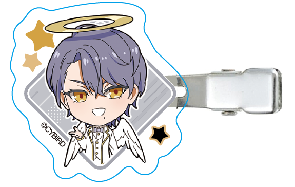 [Ikemen Series] Virtue and Vice Chibi Acrylic Hair Clip (Clavis & Licht)