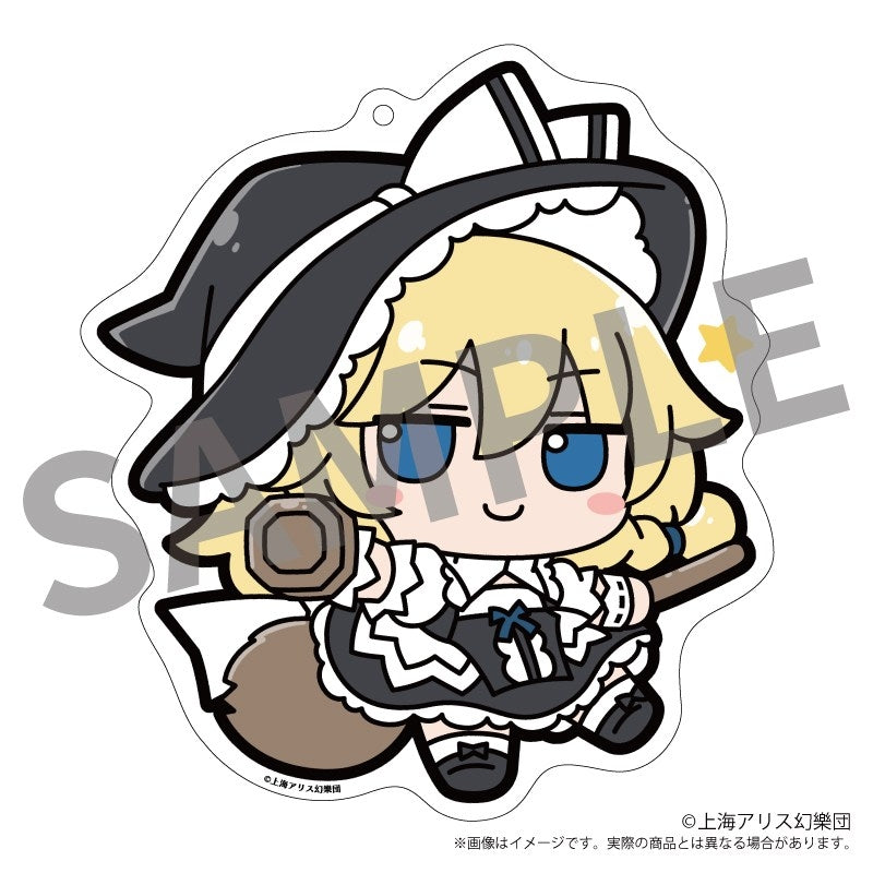 (Goods - Key Chain) Touhou Project Fumo Fumo Acrylic Key Chain 02 Fumo Fumo Marisa. Kourindou Version. (Marisa Kirisame Kourindou Ver.)