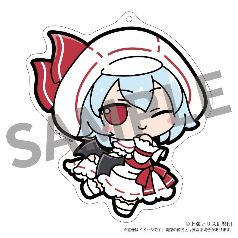 (Goods - Key Chain) Touhou Project Fumo Fumo Acrylic Key Chain 06 Fumo Fumo Remilia. Kourindou Version. (Remilia Scarlet Kourindou Ver.)