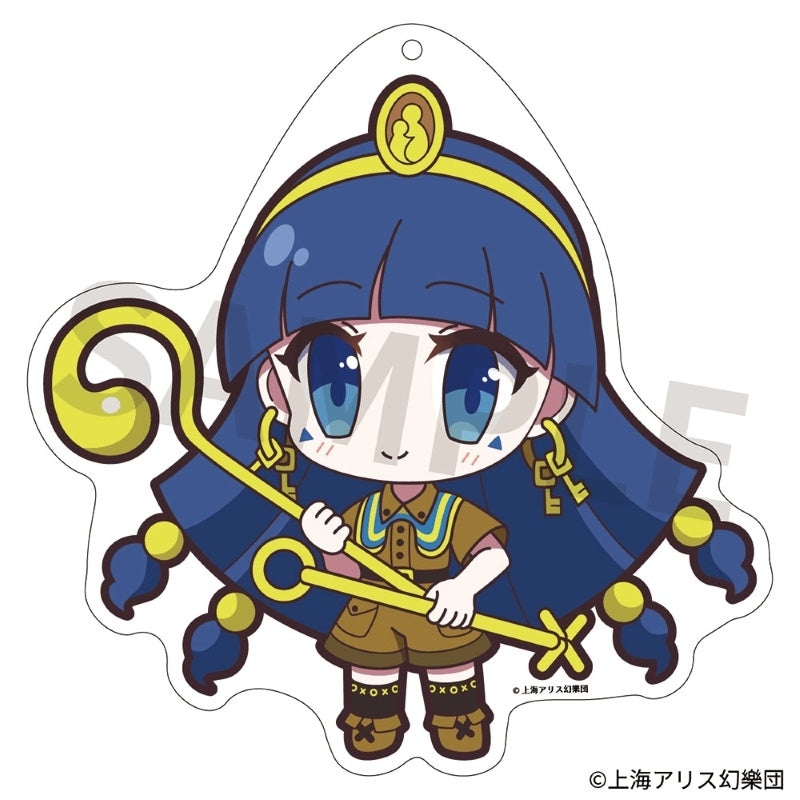 (Goods - Key Chain) Touhou Project Acrylic Key Chain Yurutto Touhou 198 Nareko Michigami