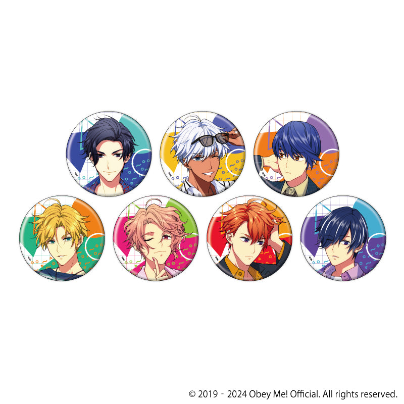 [Obey Me!] Button Badge 11 - Retro Fashion Ver. (feat. Exclusive Art) (Blind Box -Single)