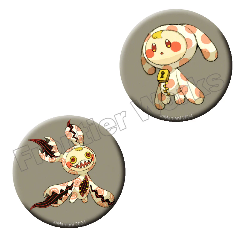 [Maniani] Monster Button Badges Set of 2 C