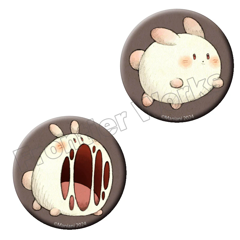 [Maniani] Monster Button Badges Set of 2 D