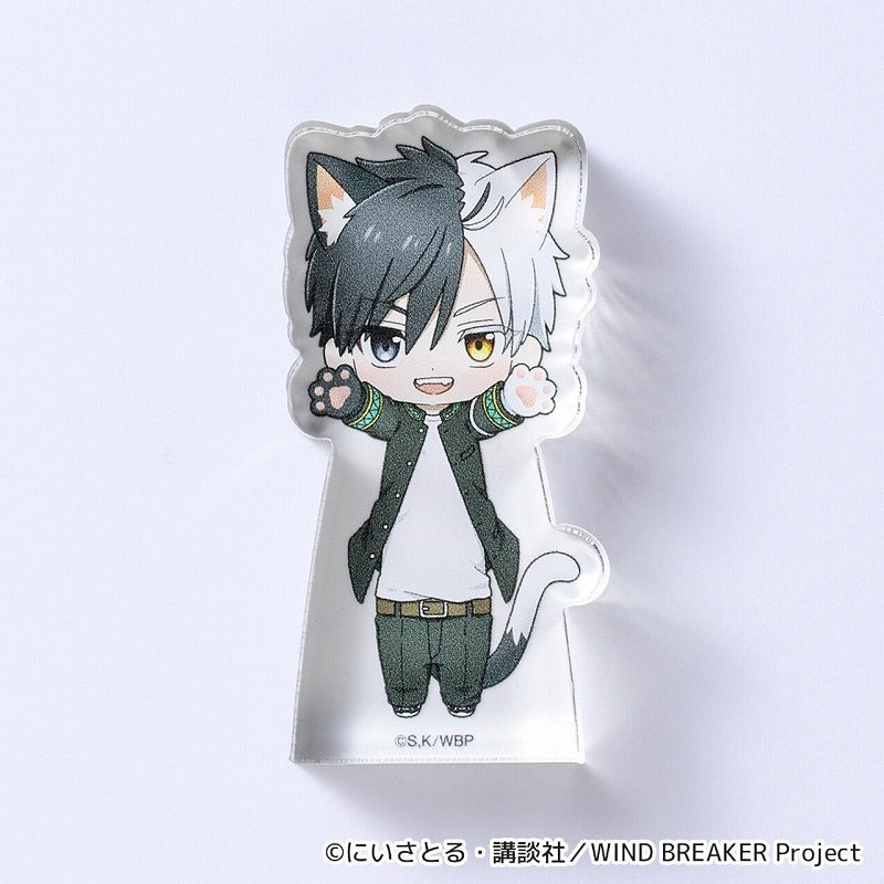 (Goods - Stationaries) Wind Breaker Cat Theme  Acrylic Stand (Blind Box -Single)