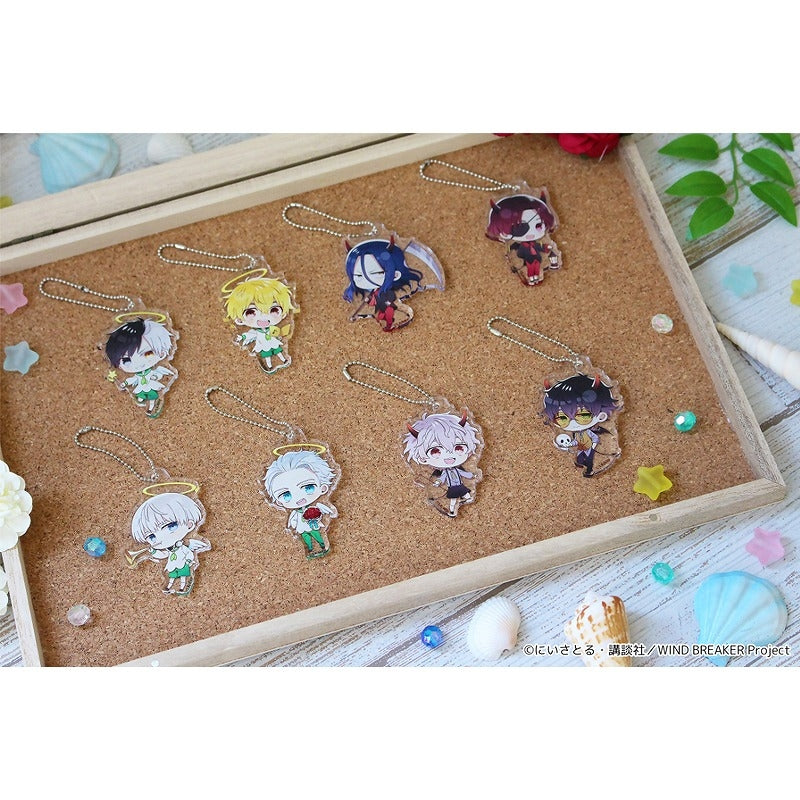 (Goods - Keychain) WIND BREAKER PuchiChoco Trading Acrylic Keychain Angels & Demons ver. (Blind Box -Single)