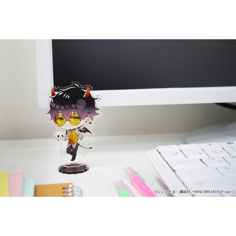 (Goods - Acrylic Stand) WIND BREAKER PuchiChoco Acrylic Stand (Jo Togame) Angels & Demons ver.