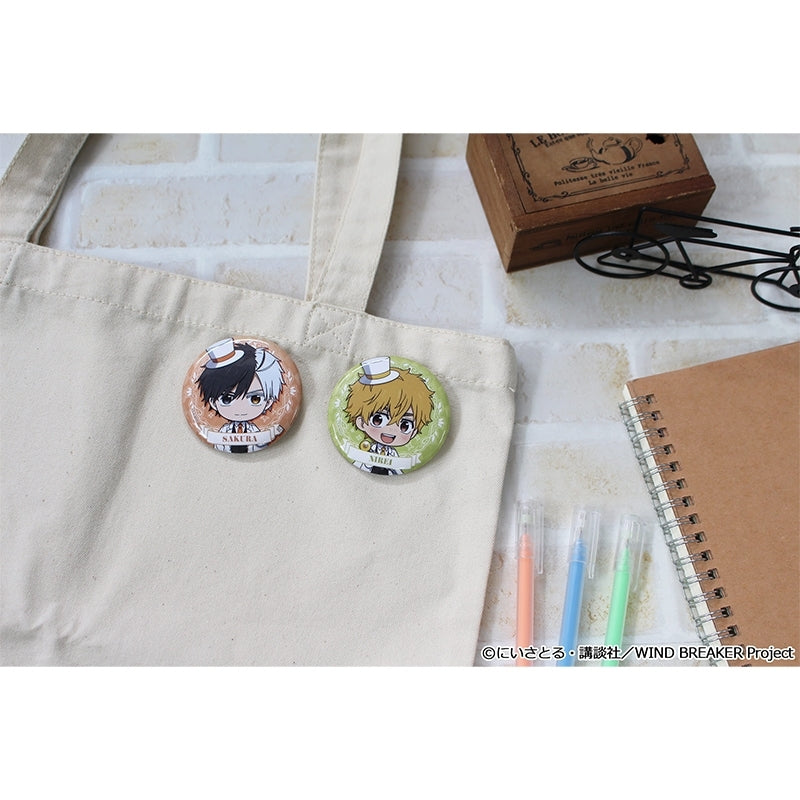 (1BOX=8)(Goods - Badge) WIND BREAKER Puchichoco Trading Button Badge Phantom Thief ver.(Blind Box -Single)