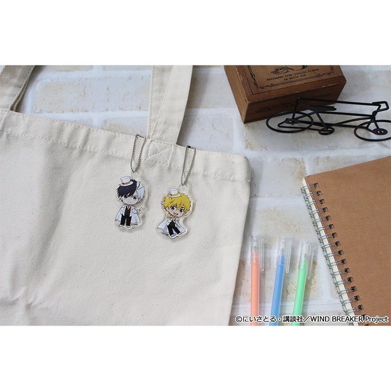 (1BOX=8)(Goods - Keychain) WIND BREAKER Puchichoco Trading Acrylic Keychain Phantom Thief ver.(Blind Box -Single)