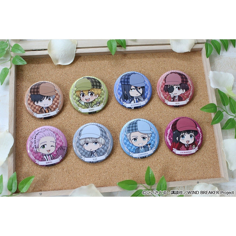 (1BOX=8)(Goods - Badge) WIND BREAKER Puchichoco Trading Button Badge Detective ver.(Blind Box -Single)