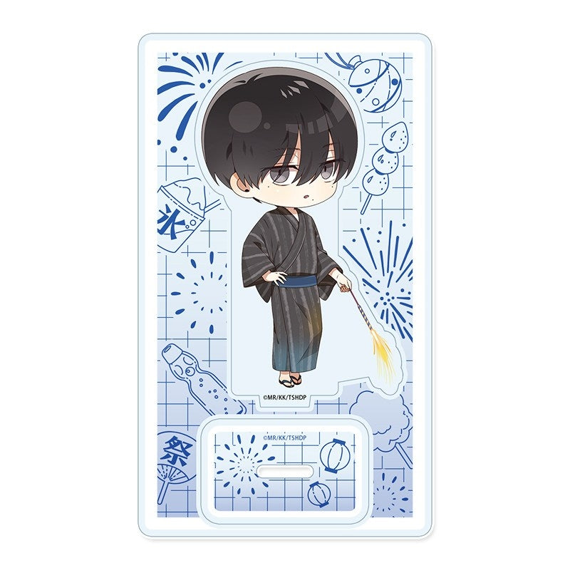 (Goods - Acrylic Stand) The Summer Hikaru Died PuchiChoco Acrylic Stand (Yoshiki - Yukata) Summer Festival ver.