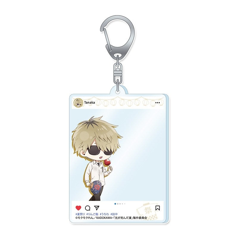 (Goods - Keychain) The Summer Hikaru Died PuchiChoco Acrylic Keychain (Tanaka) Summer Festival ver.