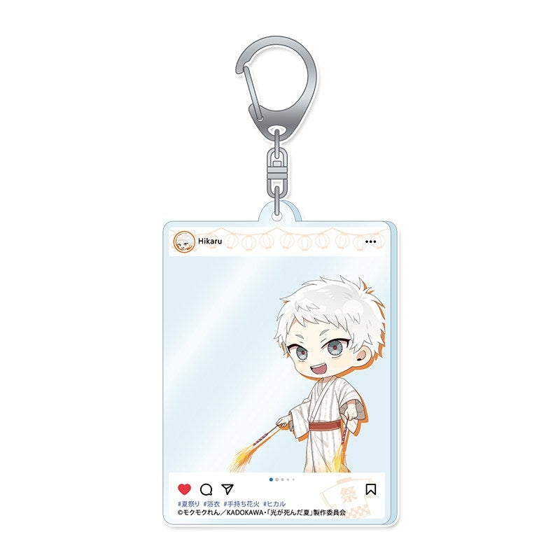(Goods - Keychain) The Summer Hikaru Died PuchiChoco Acrylic Keychain (Hikaru - Yukata) Summer Festival ver.