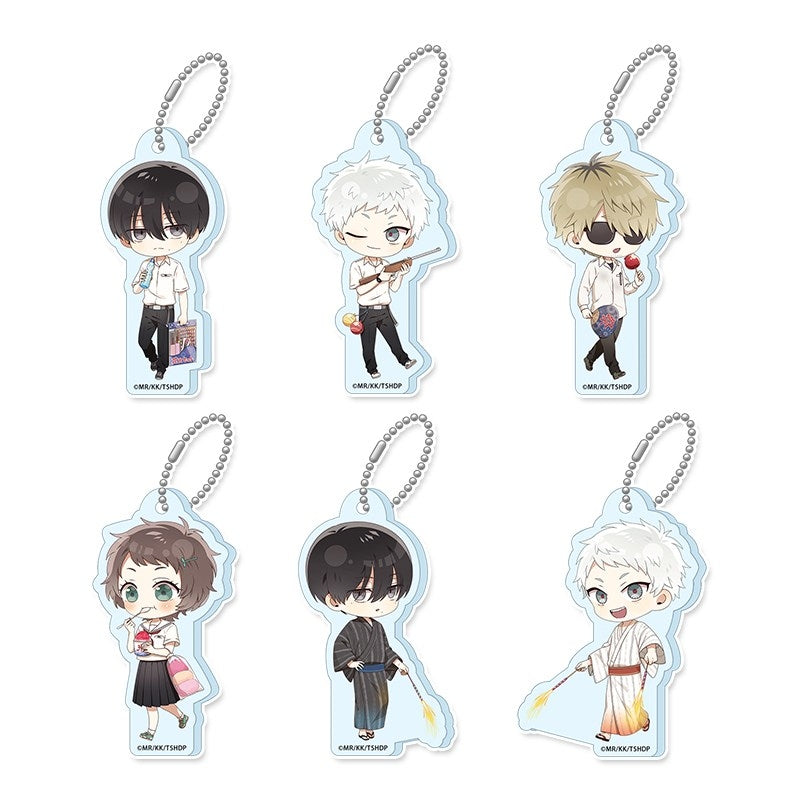 (1BOX=6)(Goods - Keychain) The Summer Hikaru Died PuchiChoco Trading Acrylic Keychain Summer Festival ver.(Blind Box -Single)