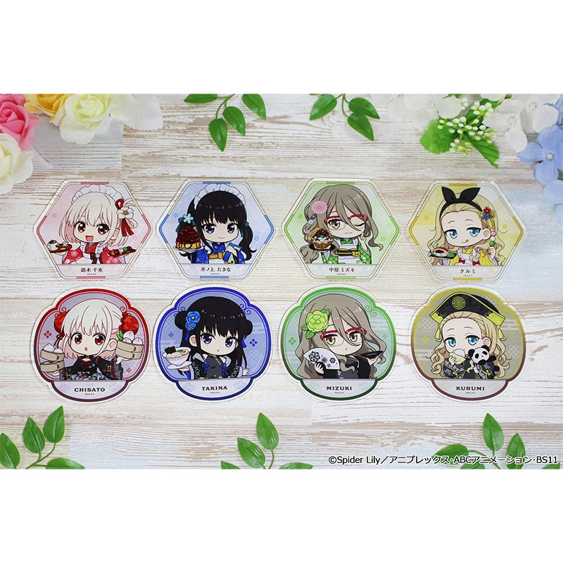 (Goods - Coaster) Lycoris Recoil TV Anime Puchi Choko Acrylic Coaster (Chisato Nishikigi) Chinese ver.
