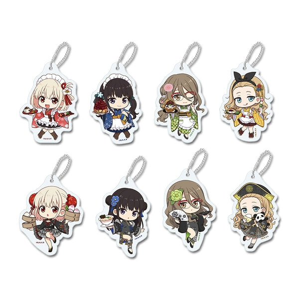 アニメ・グッズ 1BOX=8)(Goods - Keychain) Lycoris Recoil TV Anime Puchi Choko Trading