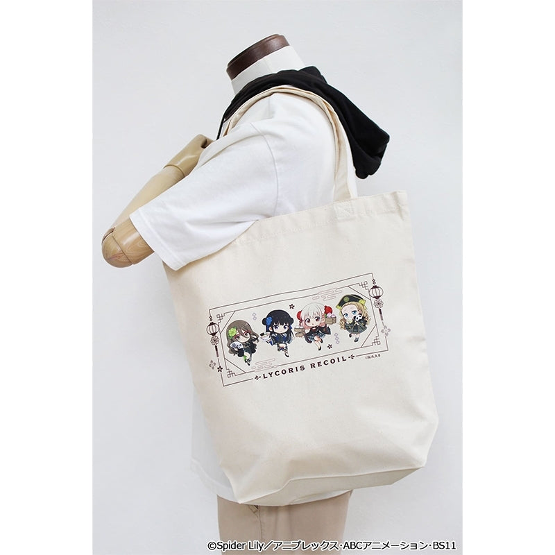 (Goods - Bag) Lycoris Recoil TV Anime Puchi Choko CanvasTote Bag Chinese ver.