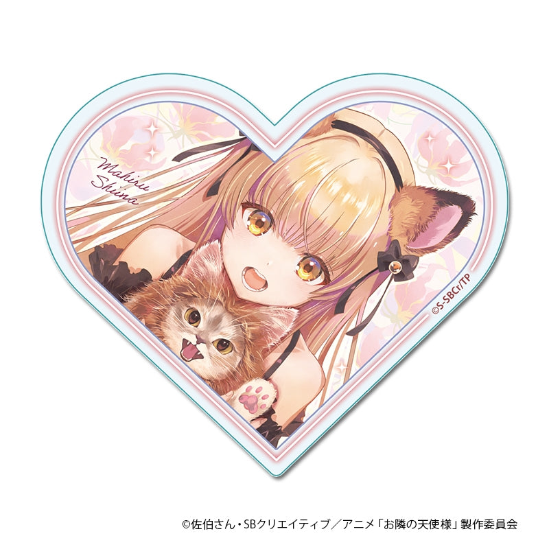 (Goods - Ornament) The Angel Next Door Spoils Me Rotten 2 Heart Acrylic Block (Leo)