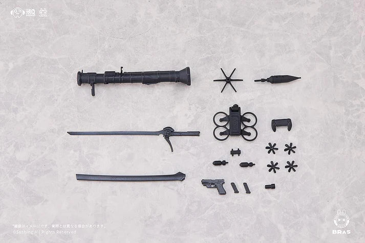 (1/12 Scale Fgure) BUNNY RAPID ACTION SQUAD Attacker Runa