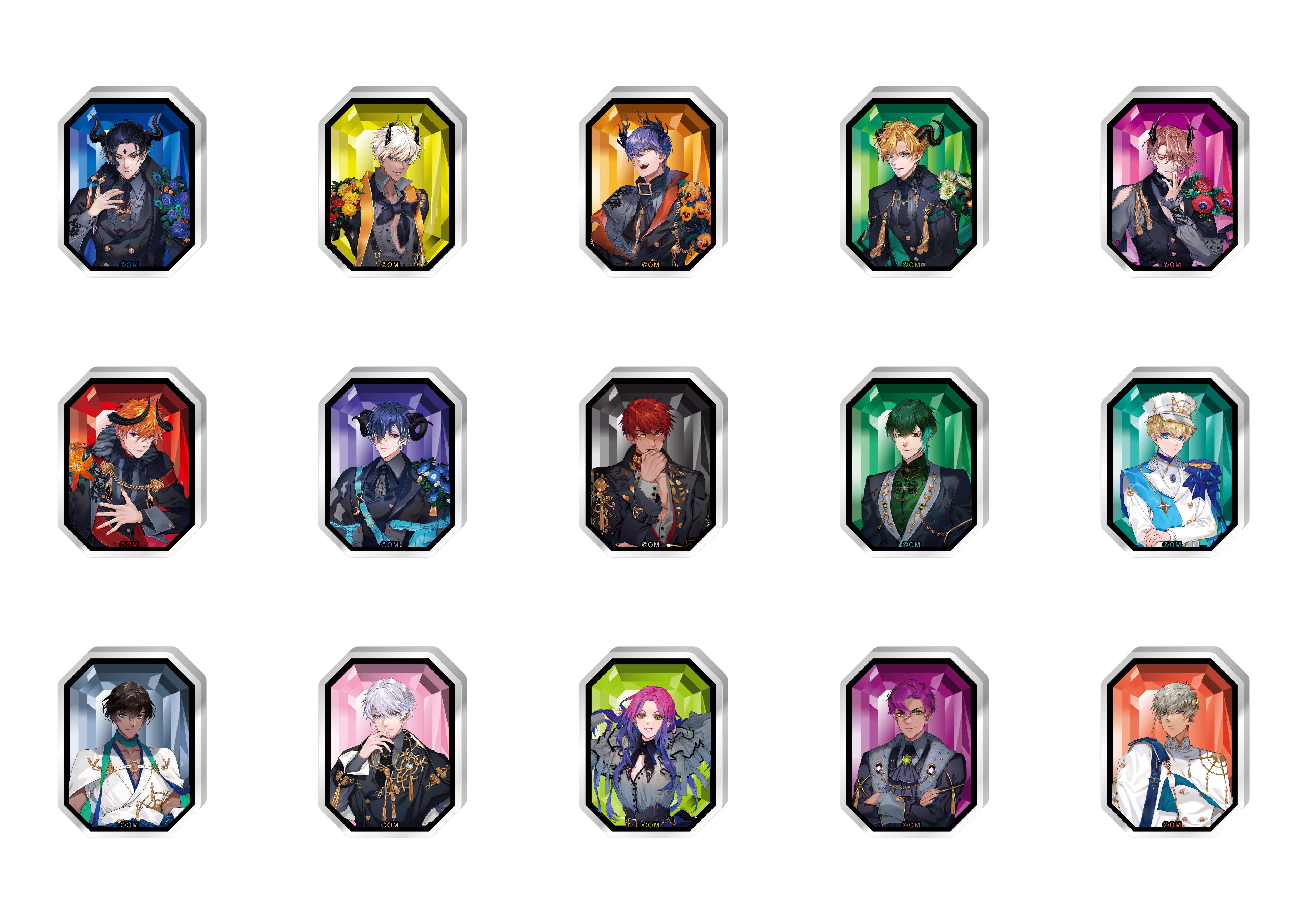 [Obey Me!] //PreOrder// 5th Anniversary Acrylic Badge (Blind Box -Single)