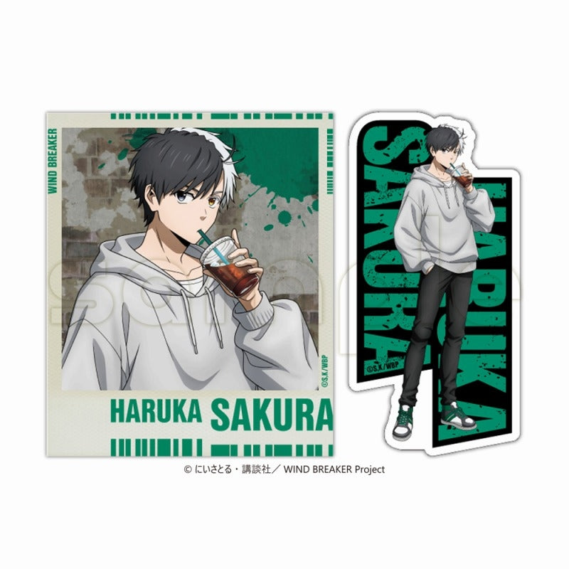 (Goods - Sticker) Wind Breaker Sticker Sakura Haruka Set