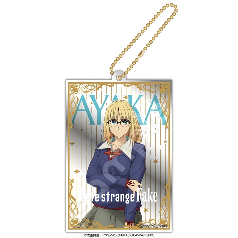 (Goods - Keychain) Fate/strange Fake Mirror Acrylic Keychain (Ayaka Sajyou)