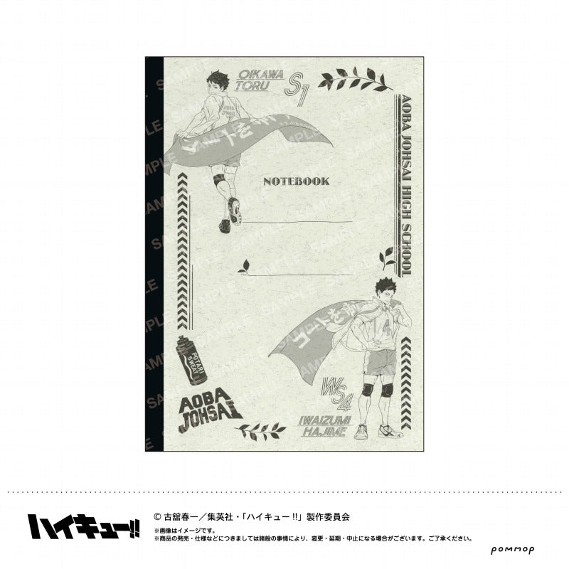[Haikyu!!] Classic Notebook Aoba Johsai E / Tohru Oikawa & Hajime Iwaizumi