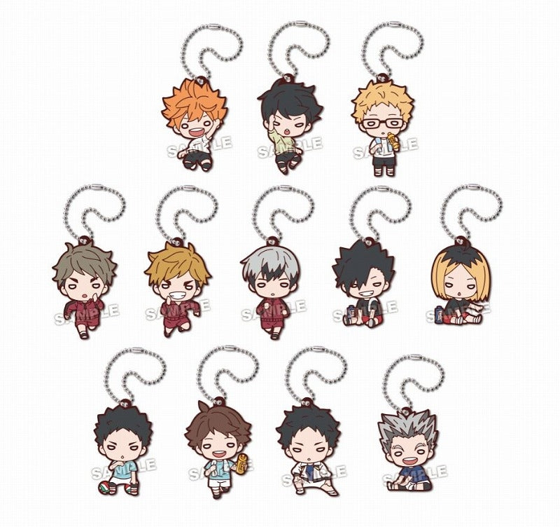 [Haikyu!!] Nitotan TRAINING MENU Rubber Mascot (Blind Box -Single)